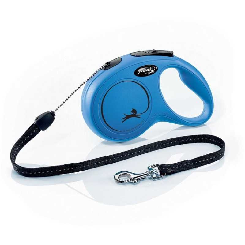 flexi New Classic S lanko 8m/12kg modrá