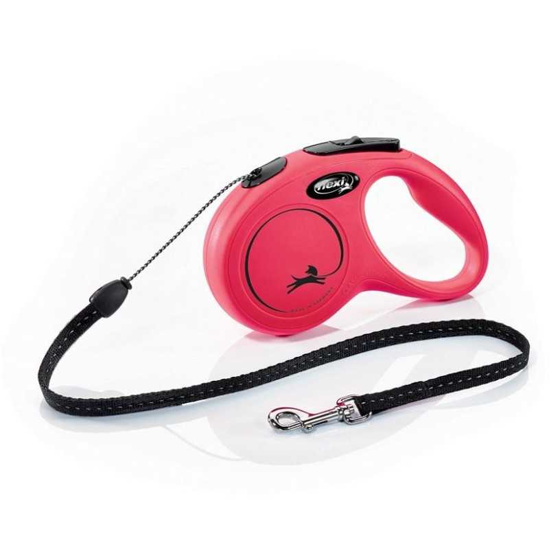 flexi New Classic S lanko 5m/12kg červená