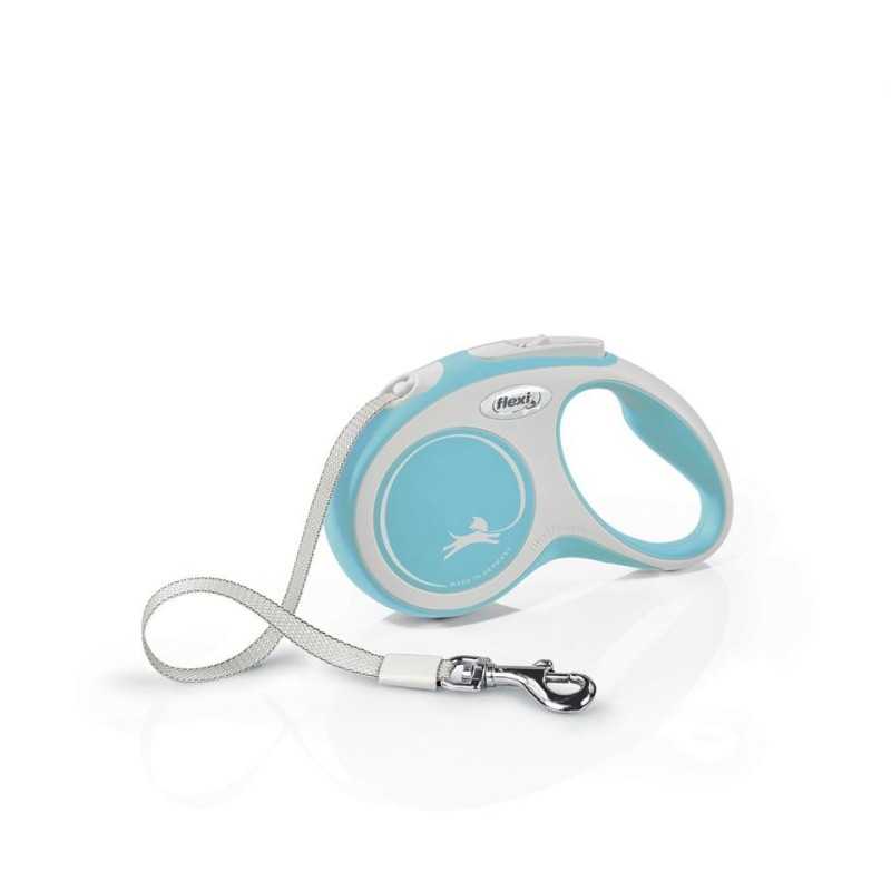 flexi New Comfort S pásek 5m/15kg světle modrá