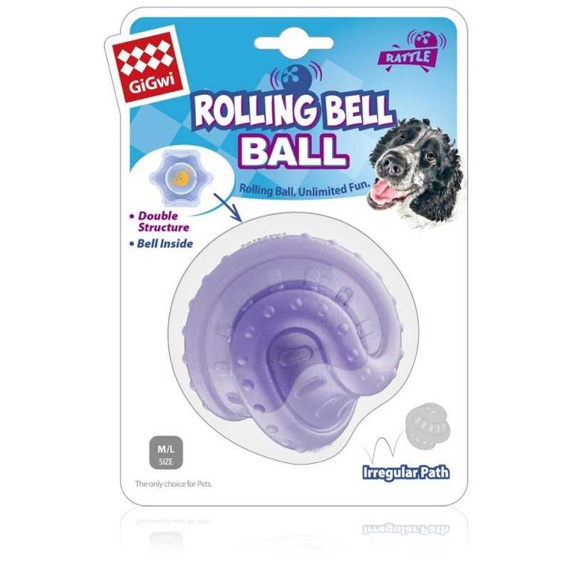 GiGwi míček Rolling Bell Ball, 7,5 cm