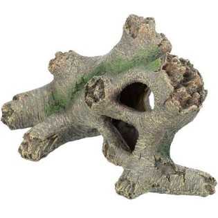 Pařez stromu do terária / akvária, polyesterová pryskyřice, 21 cm