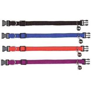 Nylonový elastický obojek pro kočku s rolničkou TRIXIE