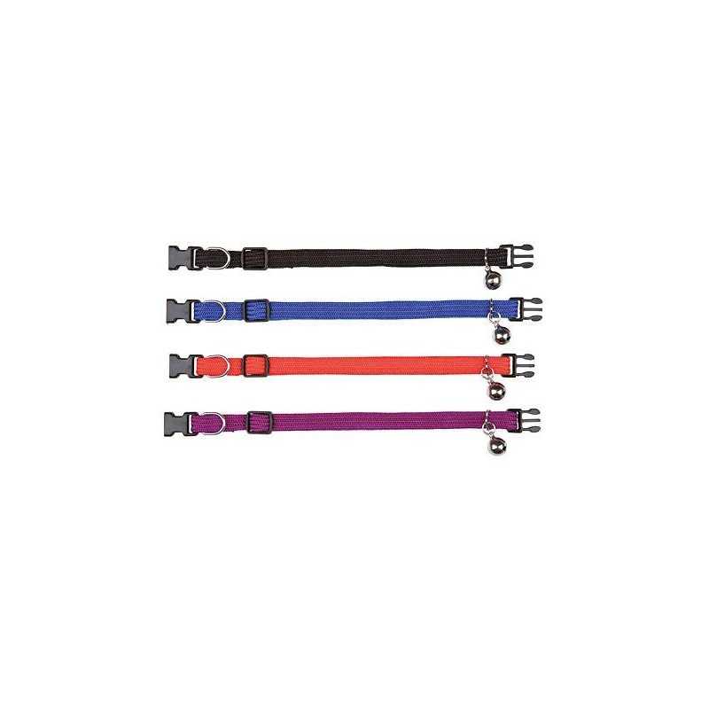 Nylonový elastický obojek pro kočku s rolničkou TRIXIE