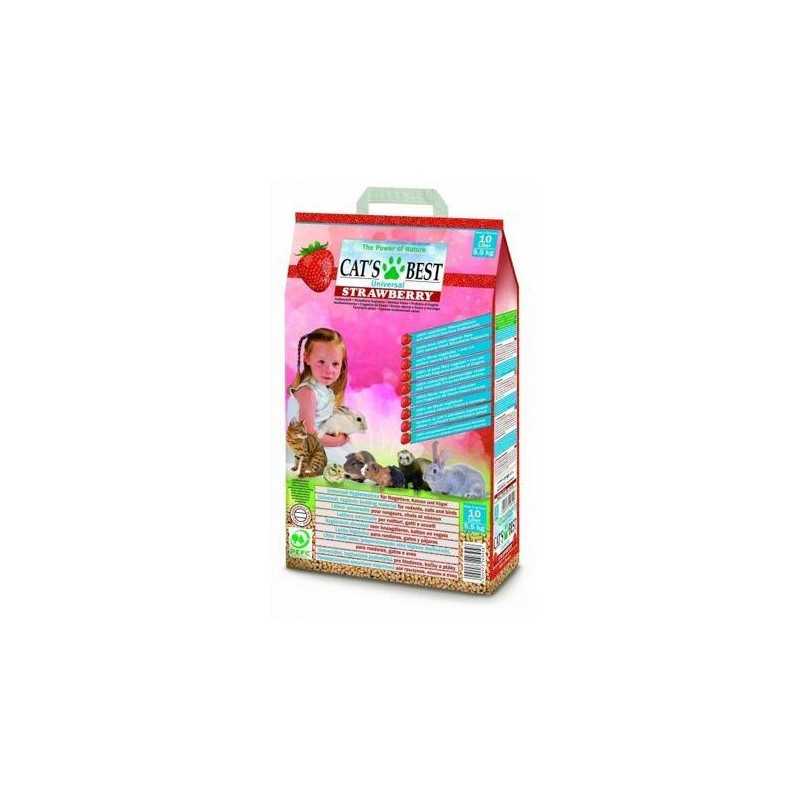 Cats Best UNIVERSAL JAHODA 10 L / 5,5 kg - pelety
