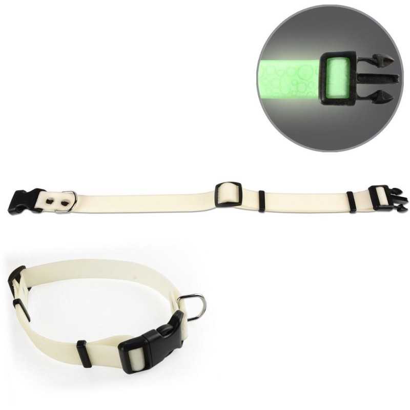 Obojek FOSFOR bublinka 62*2,5 bílá/fosforová