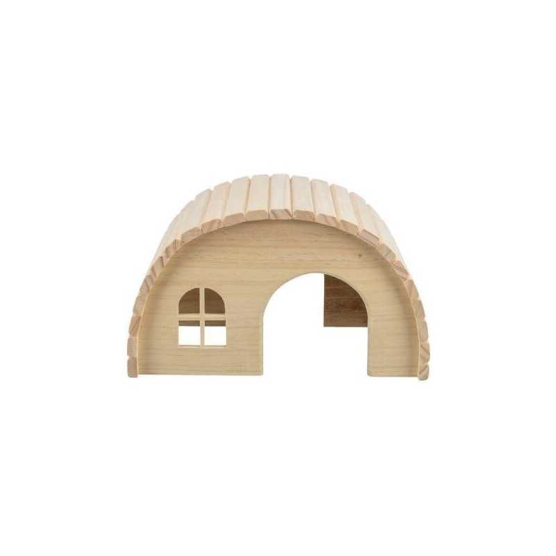 Dřevěné iglú pro hlodavce, 29 x 17 x 20 cm, např. morče
