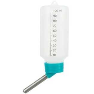 Láhev na vodu s držákem drátu, 100 ml, např. velký křeček, činčila