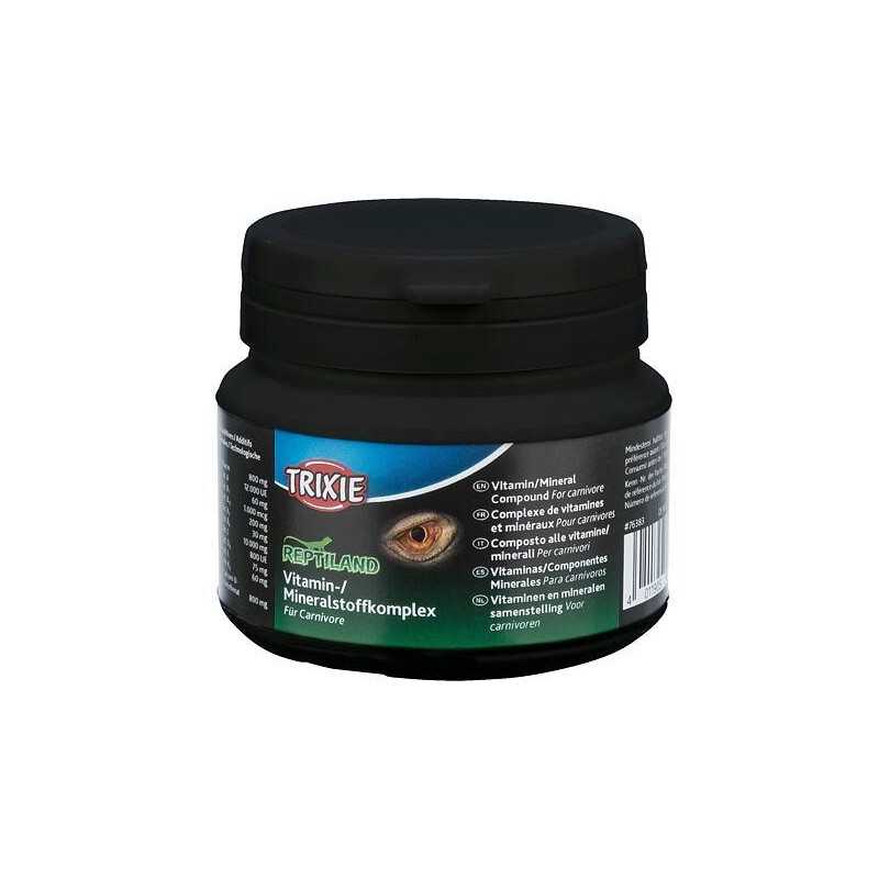 REPTILAND směs minerálů a vitamínů pro masožravé plazy, 80 g