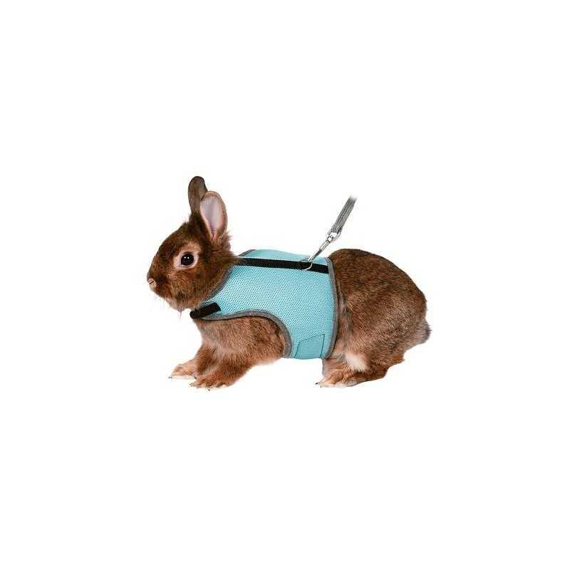 Postroj VESTA s vodítkem pro zakrslého králíka 25-32cm/1,2m