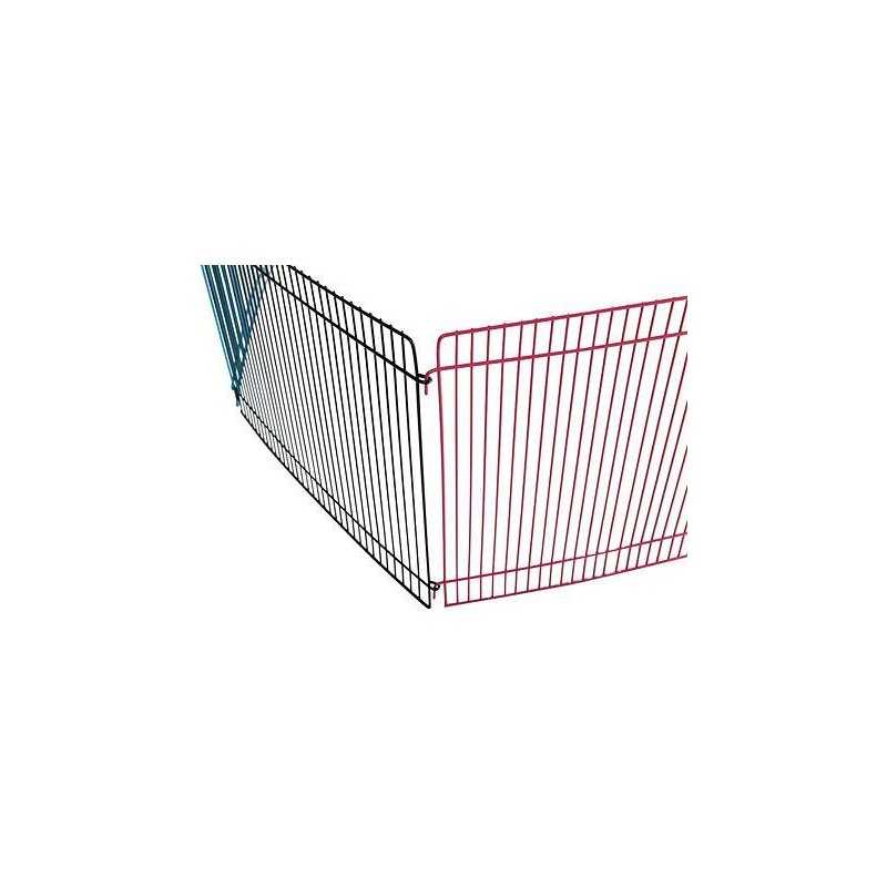 Kovová ohrádka, barvená pro malé hlodavce 8 dílů 34 x 23 cm, ø 86 cm