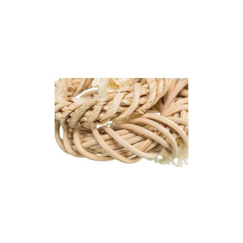 Propojené kroužky pro hlodavce, lufa, ratan, kukuřičný list, ø 13 cm