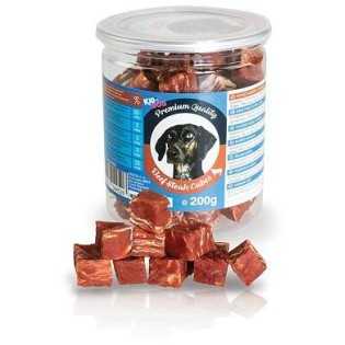 KIDDOG hovězí masíčko v kostičce - PREMIUM QUALITY 200 g dóza
