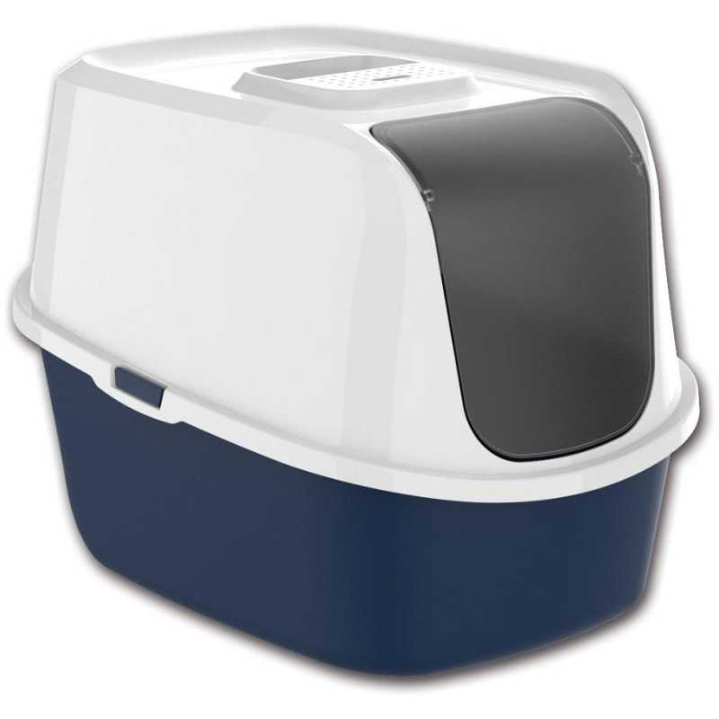 Kryté WC Just Eazy, tm. modrá