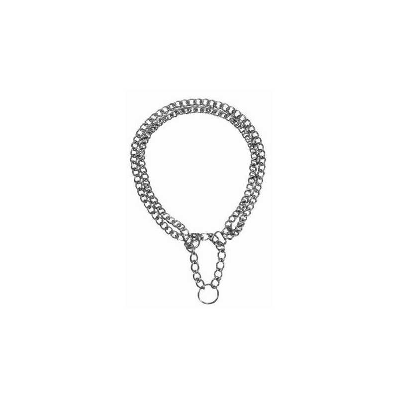 Polostahovací obojek dvouřadý 30cm/2mm, L-XL:55cm/2,5mm