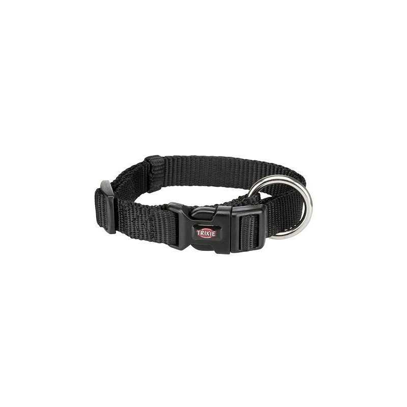 Obojek PREMIUM - černý, XS-S:22-35/10mm