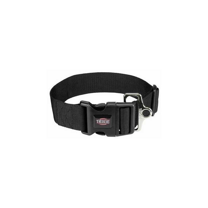 Obojek PREMIUM - černý, M-L:40-60cm/50mm