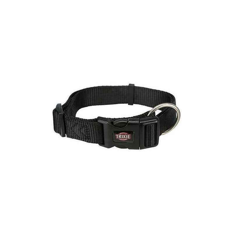 Obojek PREMIUM - černý, M-L:40-60cm/50mm