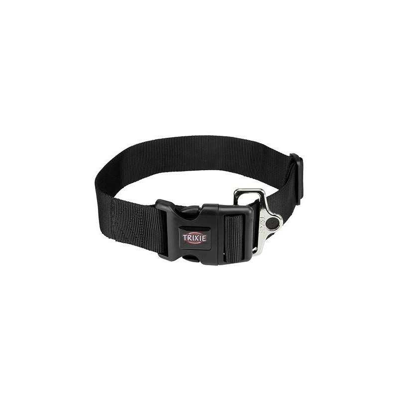 Obojek PREMIUM - černý, M-L:40-60cm/50mm