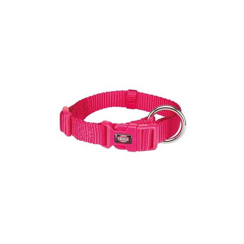 Obojek PREMIUM - fuchsie, L-XL:40-65cm/25mm