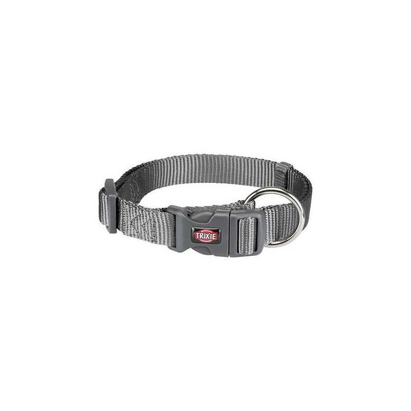 Obojek PREMIUM - grafit, L-XL:40-65cm/25mm