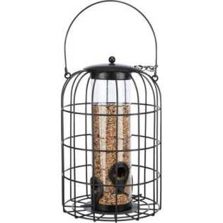 Zásobník na krmivo s ochrannou mřížkou, 950 ml / ø 17 × 26 cm, černá