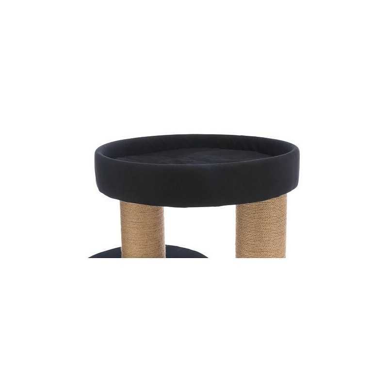 XXL škrabadlo TEITES, 148 cm, 2 iglů, robustní sloupky, černá