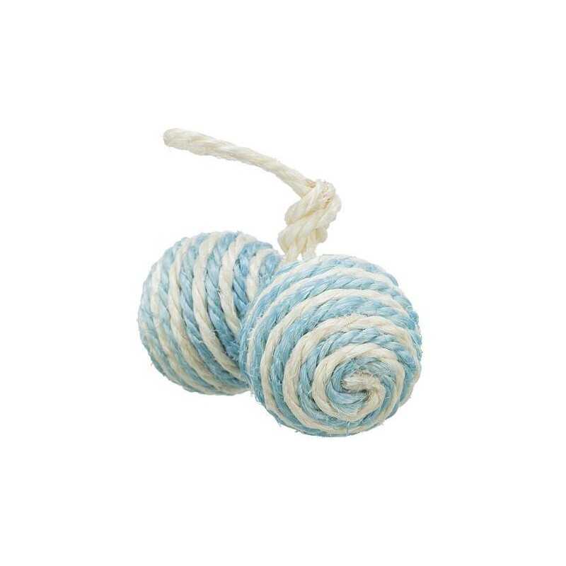 Sisalové míčky 2 ks s catnipem