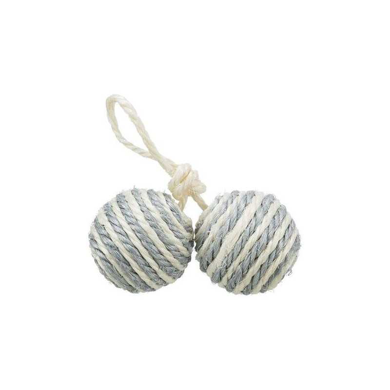 Sisalové míčky 2 ks s catnipem