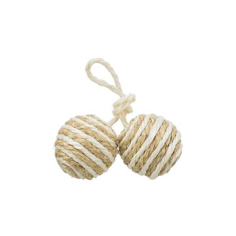 Sisalové míčky 2 ks s catnipem