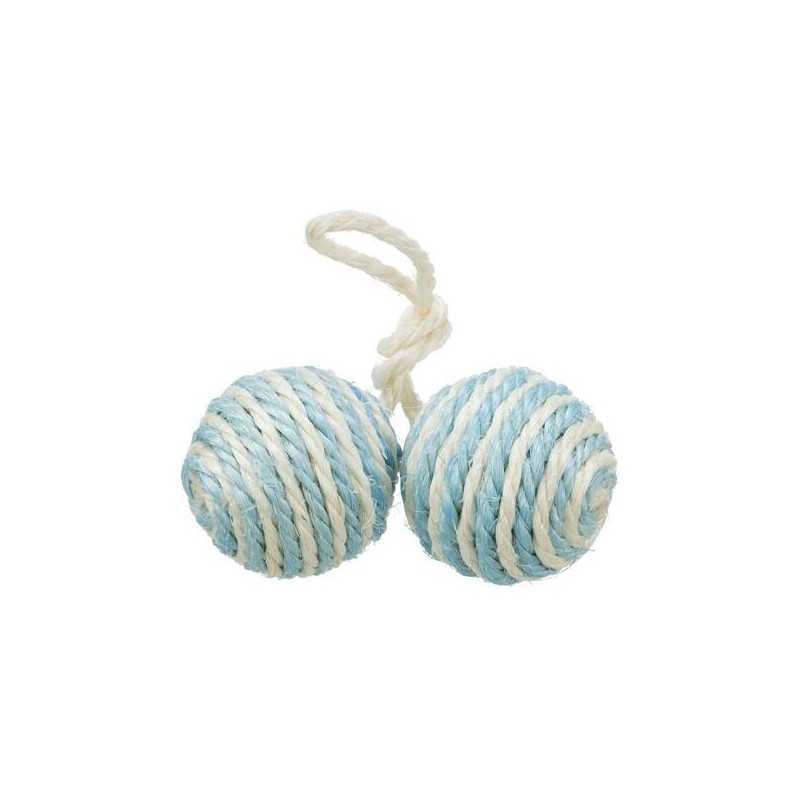 Sisalové míčky 2 ks s catnipem