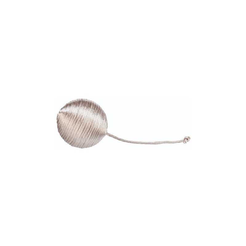 Chrastící metalický míček 4,6 cm, polyester