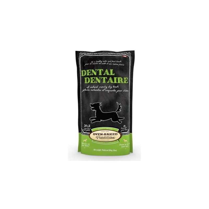 OBT All Natural crunchy dog treats DENTAL 284 g, pamlsek k péči o zuby