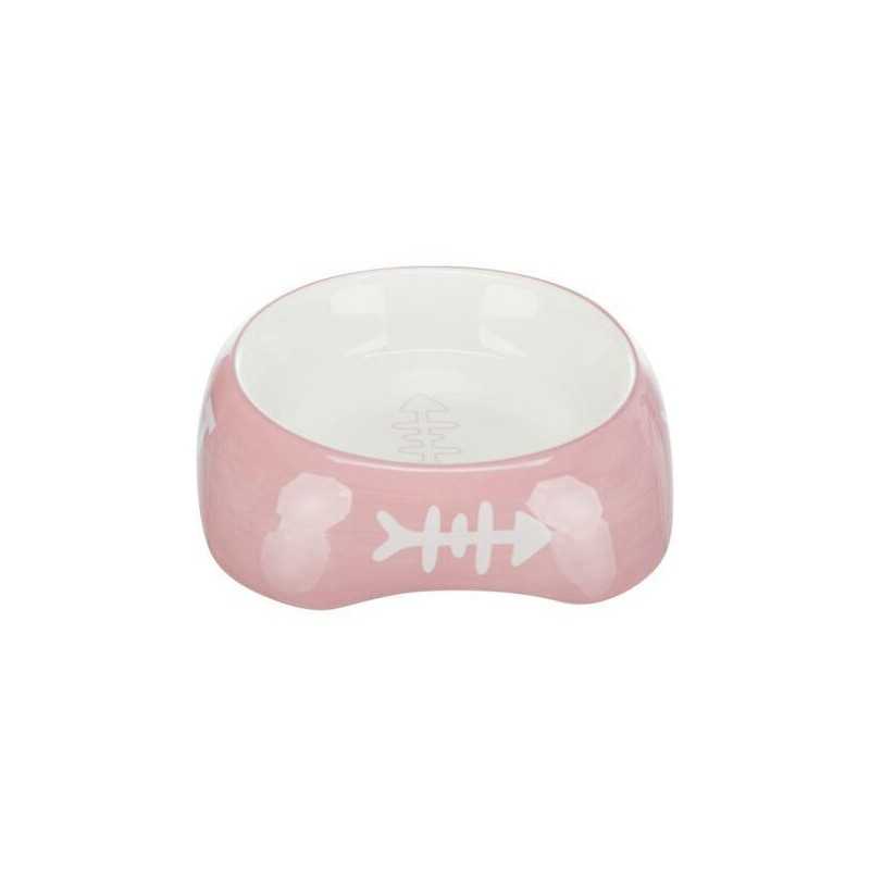 Keramická miska 200ml/13cm - CAT + rybí kostra