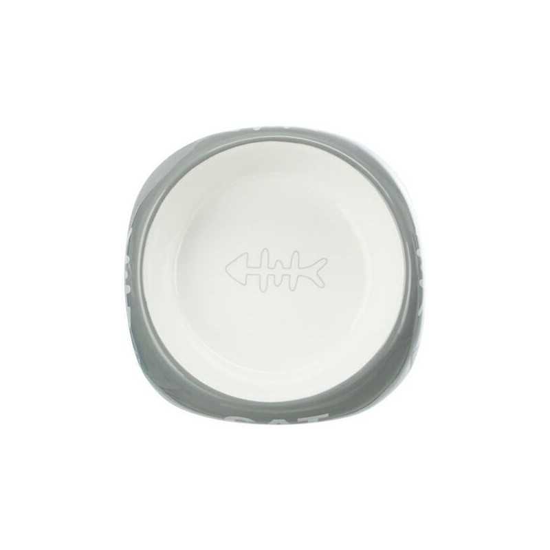 Keramická miska 200ml/13cm - CAT + rybí kostra