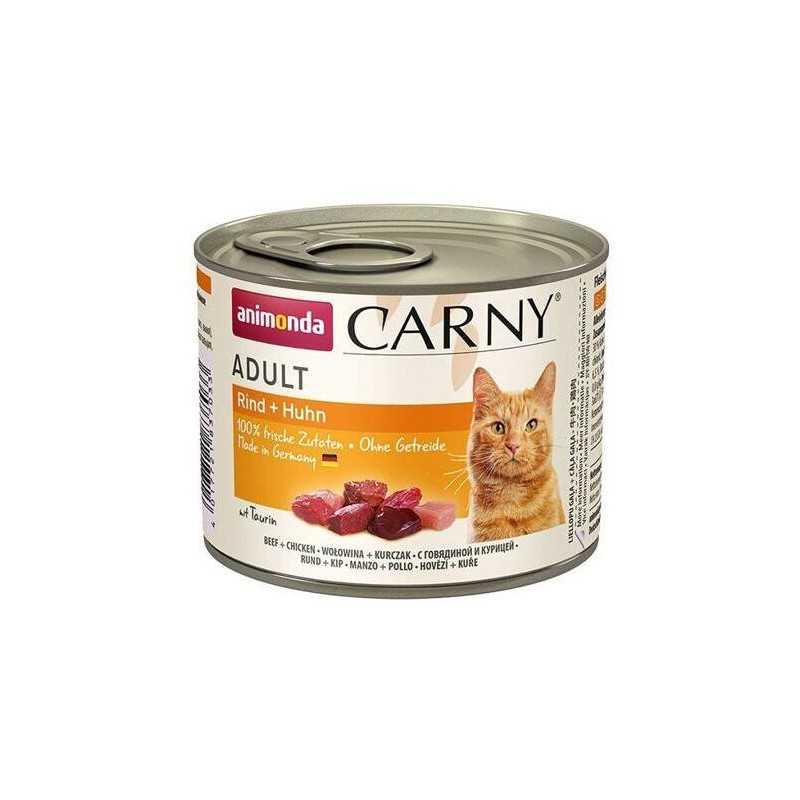 ANIMONDA konzerva CARNY Adult - hovězí, kuřecí 200g