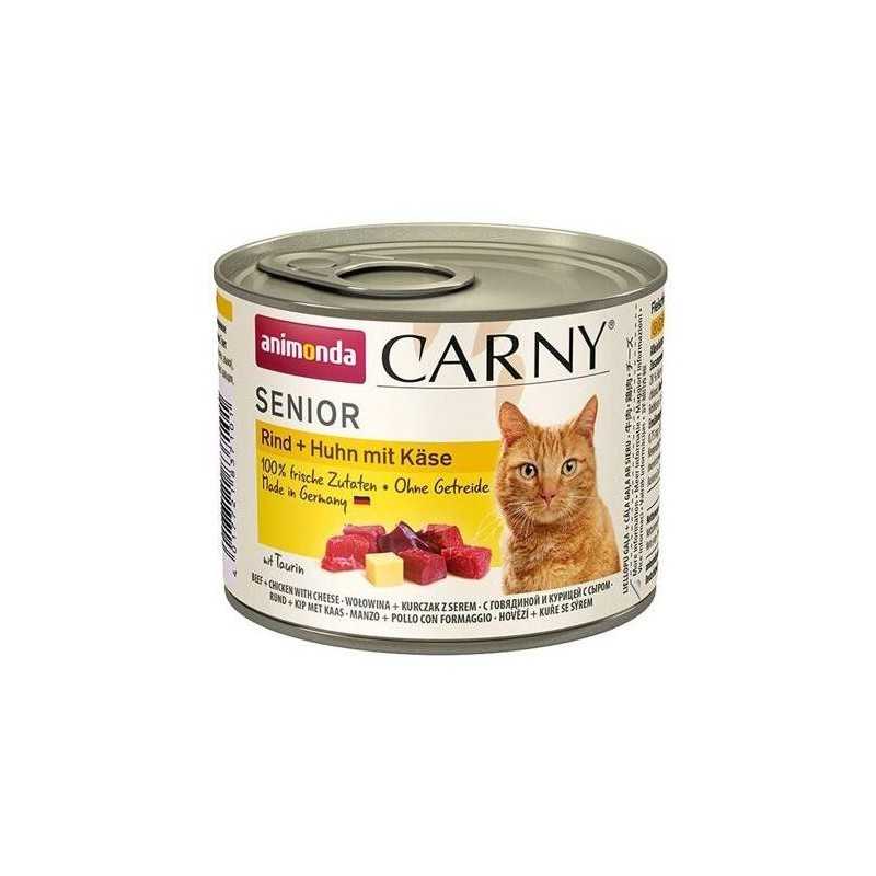 ANIMONDA konzerva CARNY Senior - hovězí, kuře, sýr 200g