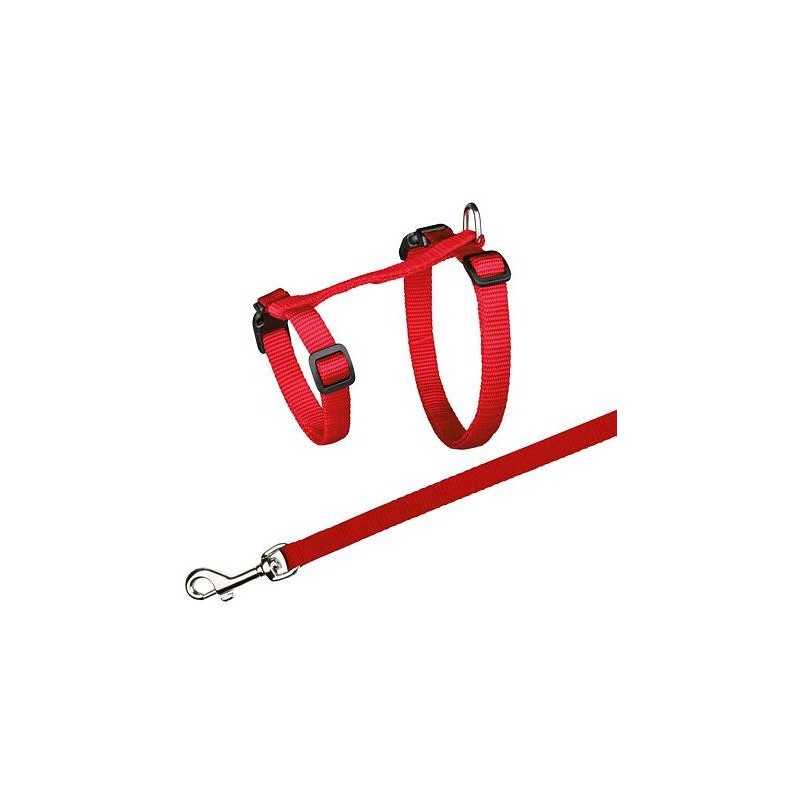 Postroj nylon. pro kočku s vodítkem XL, 34-57 cm/13mm, 1,20m